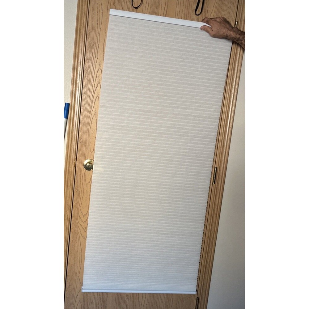 Cordless Cellular Blackout Window Shade 25”x48"- White